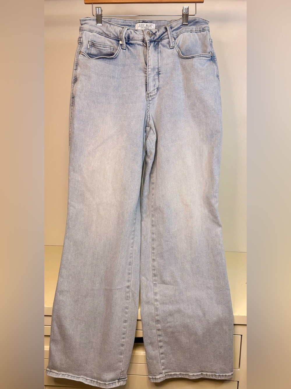 Judy Blue HIGH RISE CONTROL TOP VINTAGE WASH STRAIGHT JEANS 14W